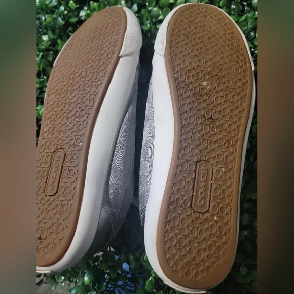 Silver Patterned Sneakers - Picture 6 of 8